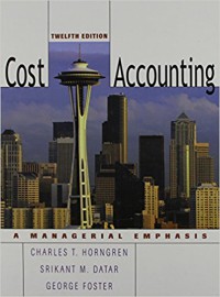 Image of Cost Accounting 12 Edition