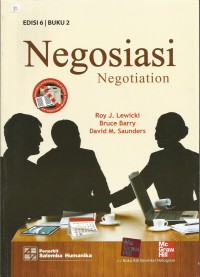 Image of Negosiasi = Negotiation Edisi 6 Buku 2