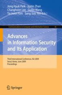 Image of Advances in Information Security and Its Application