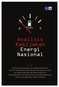Image of Analisis Kebijakan Energi Nasional
