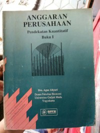 Image of Anggaran Perusahaan Pendekatan Kuantitatif Buku 1