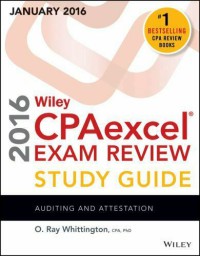 Image of CPA excel EXAM REVIEW STUDY GUIDE JANUARY 2016 ; AUDITING AND ATTESTATION