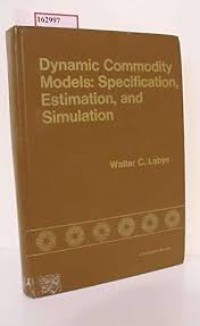 Image of Dynamic Commodity Models: Specification, Estimation, and Simulation