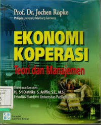 Image of Ekonomi Koperasi Teori dan Manajemen