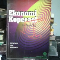 Image of Ekonomi Koperasi untuk Perguruan Tinggi