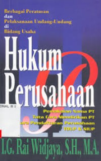 Image of Hukum Perusahaan