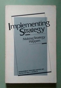 Image of Implementing Strategy Making Strategy Happen