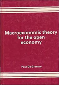 Image of Macroeconomic Theory for The Open Economy