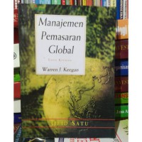 Image of Manajemen Pemasaran Global Jilid 1