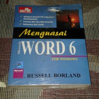 Image of Menguasai Word 6 for Windows