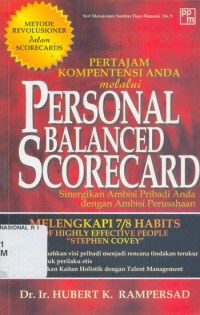 Image of Personal Balanced Scorecard : The Way to Individual Happiness, Personal Integrity and Organizational Effectiveness