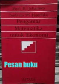 Image of Pengantar Matematika untuk Ekonomi