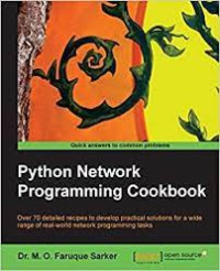 Image of Python Network Programming Cookbook
