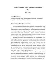 Image of Aplikasi Pengolah Angka dengan Microsoft Excel