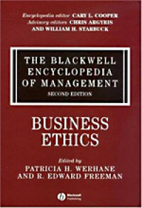 Image of THE BLACKWELL ENCYCLOPEDIA OF MANAGEMENT; BUSINESS ETHICS
