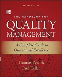 Image of THE HANDBOOK FOR QUALITY MANAGEMENT: A Complete Guide to Operational Excellence