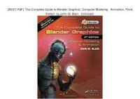Image of The Complete Guide to Blender Graphics Computer Modeling & Animation