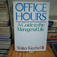 Image of Office Hours: A Guide To The Managerial Life