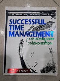 Image of SUCCESSFUL TIME MANAGEMENT A self Teaching Guide
