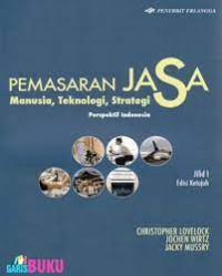 Image of Pemasaran Jasa Jilid 1 Edisi 7
